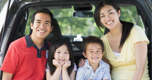 Family in Car